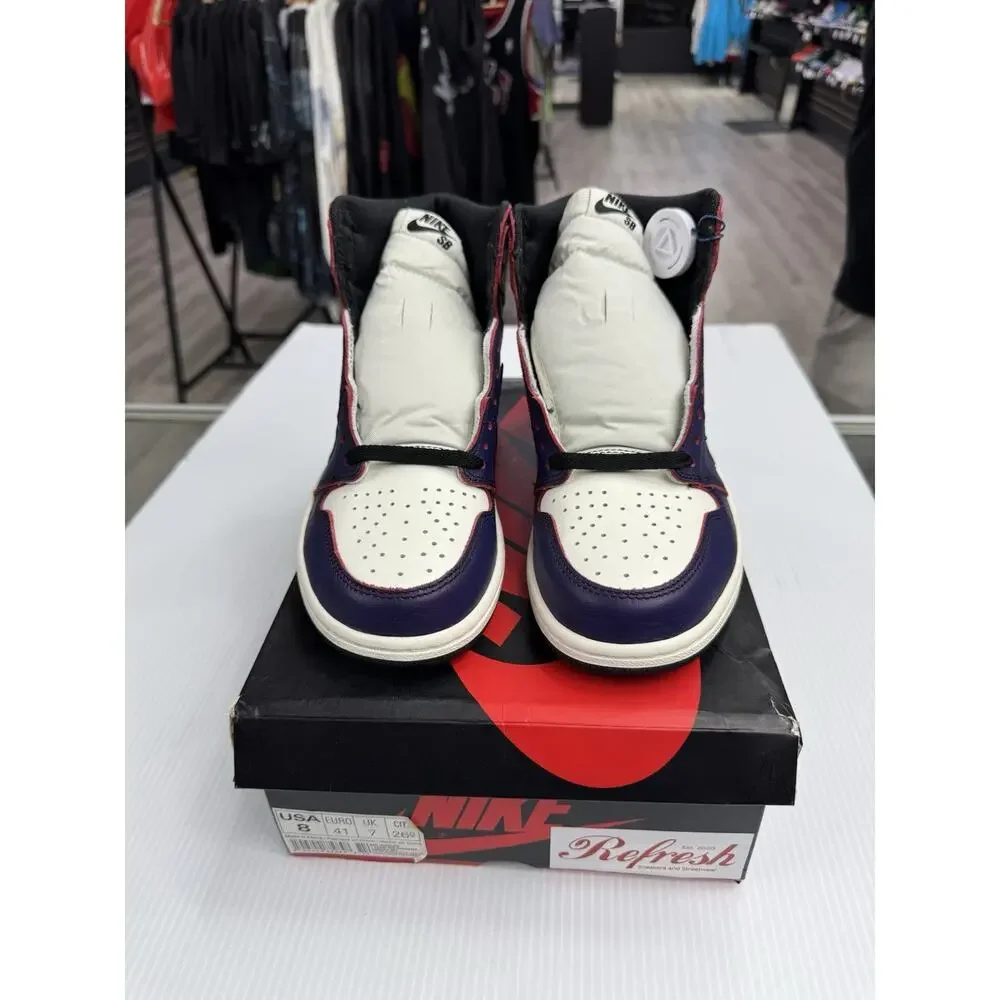 Size 8 - Air Jordan 1 High SB LA To Chicago 2019 CD6578-507 DEADSTOCK